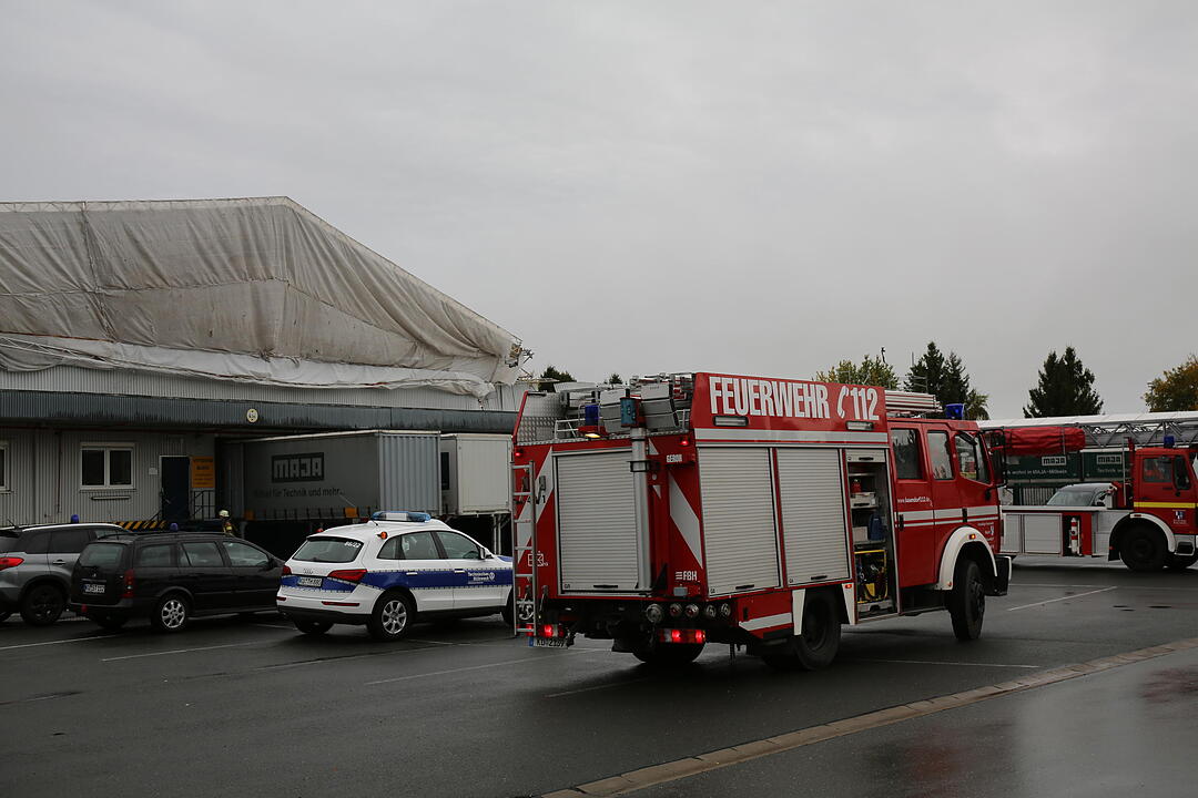 Hallendach in Kasendorf stürzt ein