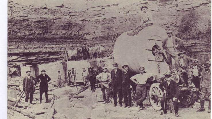 Der Keller-Steinbruchbetrieb in Breitbrunn