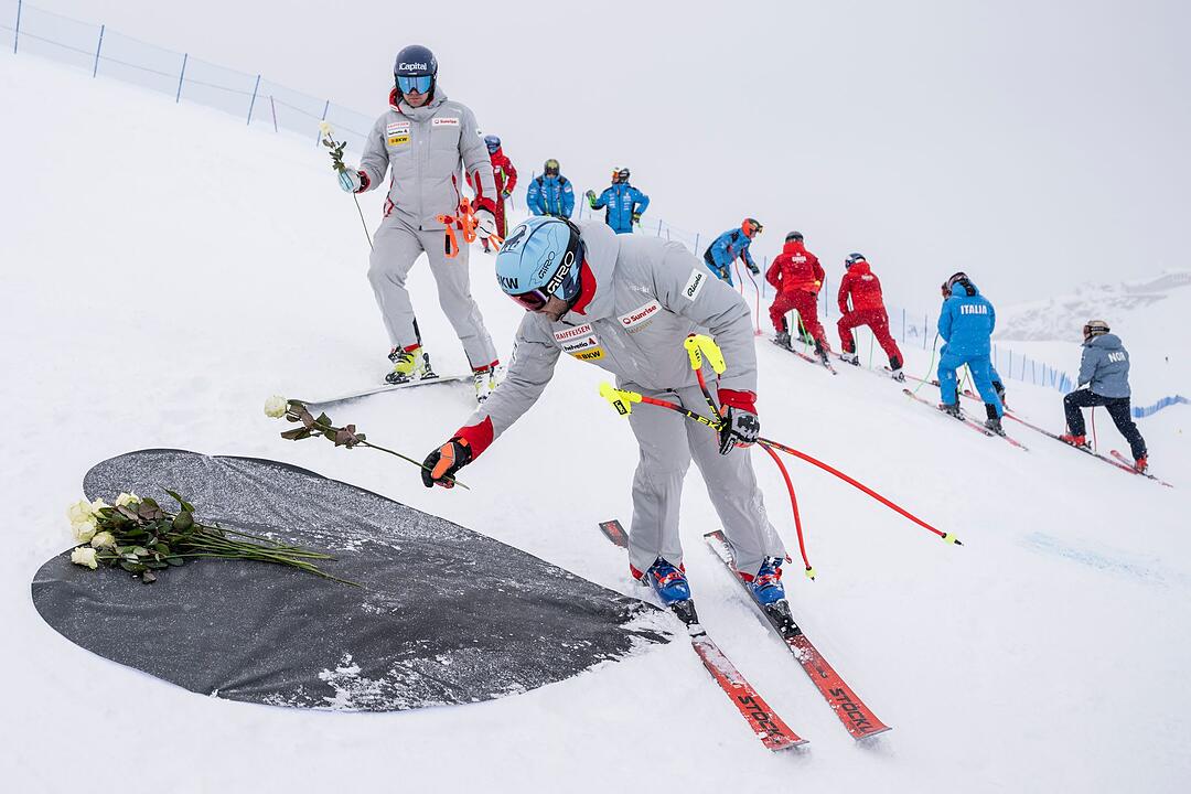 Ski-Weltcup in Crans-Montana- Gedenken