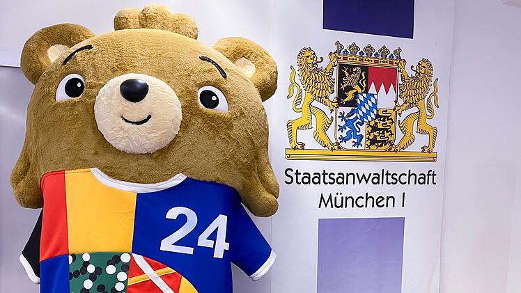 Gef&auml;lschtes EM-Maskottchen-Kost&uuml;m