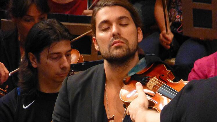 David Garrett bei der Probe