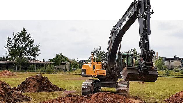 Grabungen bei der  SpVgg Jahn Forchheim. Ekkehard Roepert
