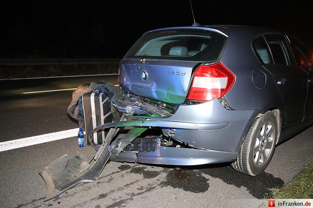 Karambolage auf der A70 bei Oberhaid