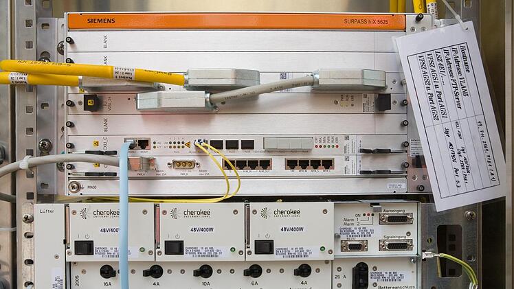 So sehen die neuen DSL-Verteilerk&auml;sten von innen aus.  Foto: Telekom