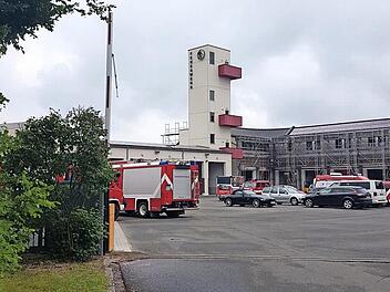 Auf dem Hof der Erlanger Feuerwache kam es zu dem Vorfall, zu dem jetzt das Urteil gefallen ist.  Foto: C. Bauriedel
