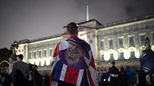 Nach dem Tod von Königin Elizabeth II. - London