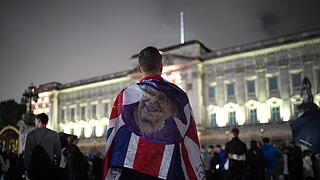 Nach dem Tod von Königin Elizabeth II. - London