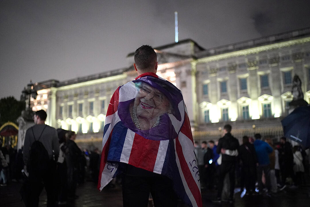 Nach dem Tod von Königin Elizabeth II. - London
