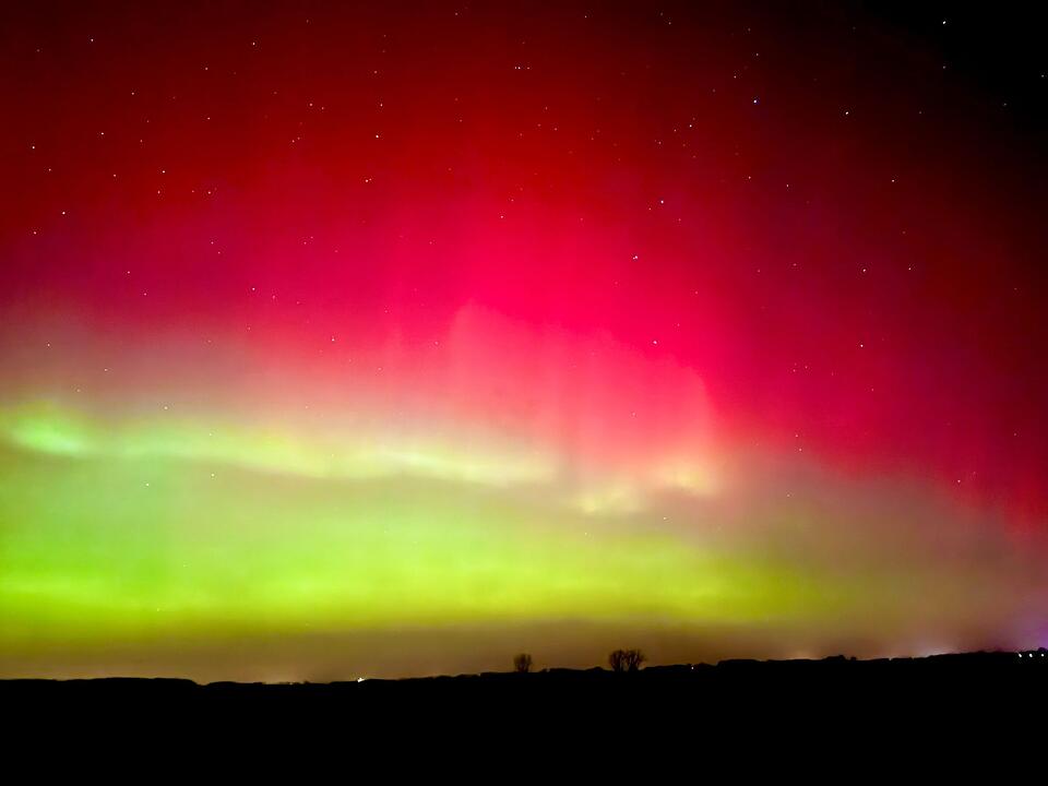 Polarlichter &uuml;ber Sachsen-Anhalt