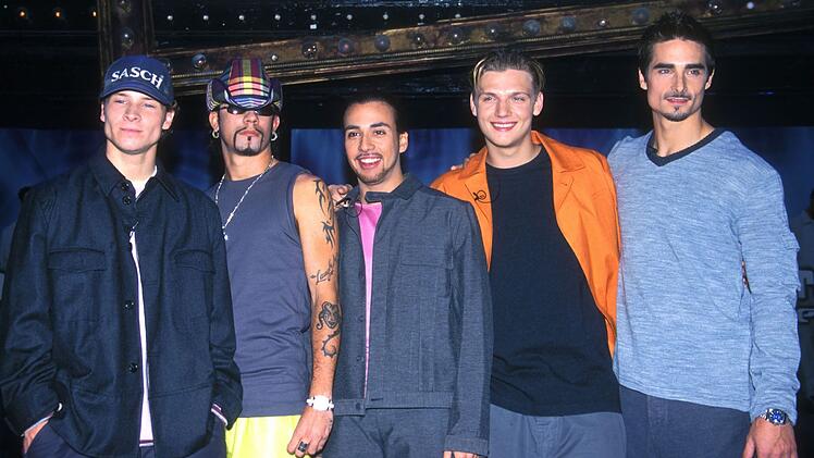 Wie es begann: Im Mai 1999 k&uuml;ndigten die Backstreet Boys ihre erste gro&szlig;e Welttournee an. Von links: Brian Littrell, AJ McLean, Howie Dorough, Nick Carter, Kevin Richardson.
