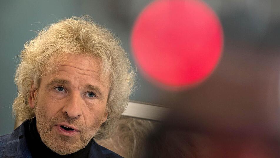 Gut gelaunt in Kulmbach: Thomas Gottschalk.  Foto: dpa