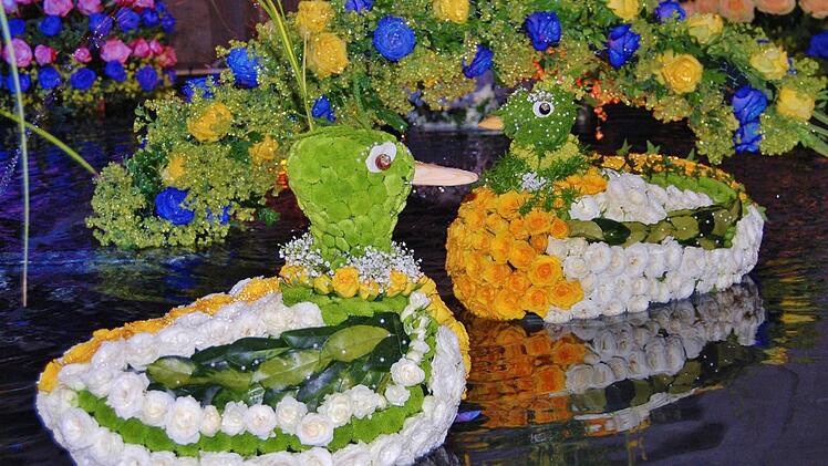 Dekoration für den Rosenball in Bad Kissingen 2015 Foto: Sigismund von Dobschütz