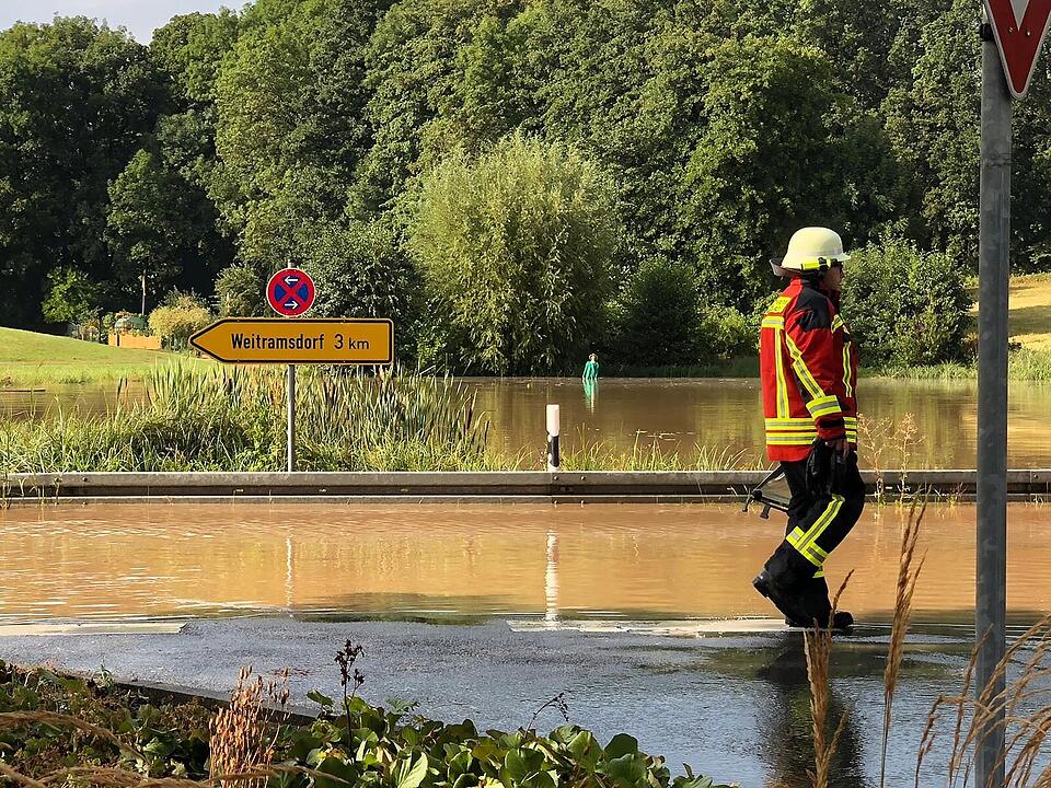 Schweres Unwetter und Überschwemmungen im Kreis Coburg