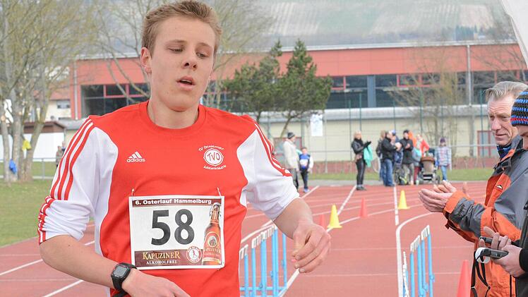 Schnellster über 10 Kilometer: Felix Bauer vom TV Ochsenfurt. Foto: ssp
