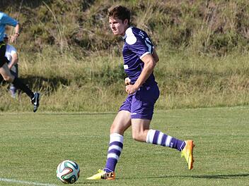 Dem FCE-Neuzugang Lukas Dotzler gelang im ersten Testspiel ein Doppelpack. Foto: privat