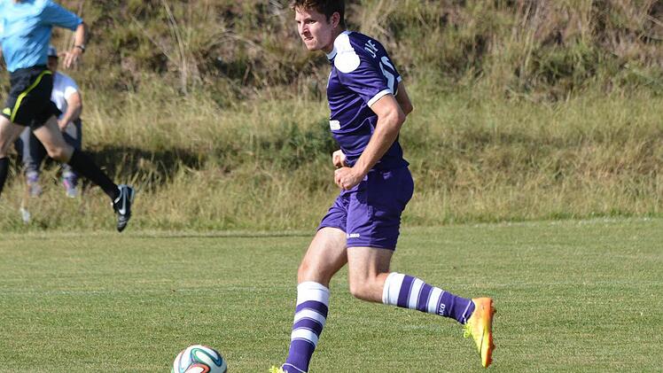 Dem FCE-Neuzugang Lukas Dotzler gelang im ersten Testspiel ein Doppelpack. Foto: privat