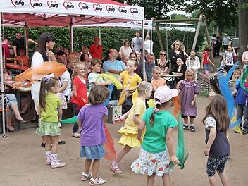 Sommerfest im Awo-Kindergarten: Die Stadt Bamberg sieht sich bei der Kinderbetreuung auf einem guten Weg. Foto: RiegerPress