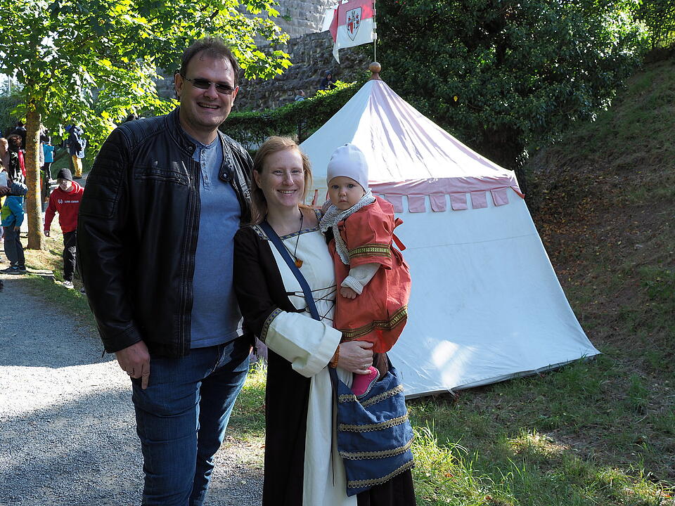 Auf der Burgruine in Bad Kissingen
