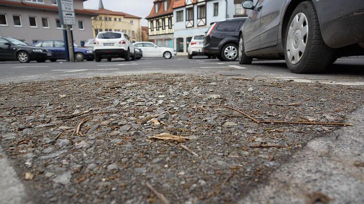 Die Stelle der Sondierungsgrabung ist noch zu erkennen.Foto: Arkadius Guzy
