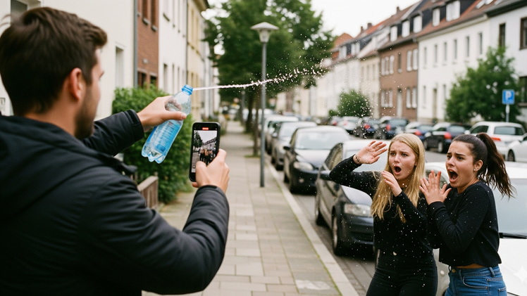 Mann (25) bespritzt Frauen mit übelriechender Flüssigkeit