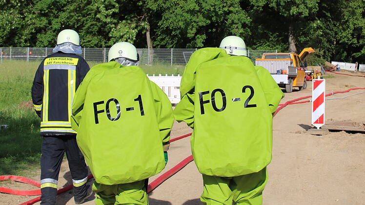 Feuerwehreinsatz wegen Gasaustritt in Forchheim