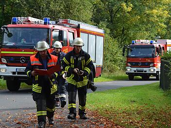 Die Feuerwehr rückte in Garitz zu einem Einsatz aus.