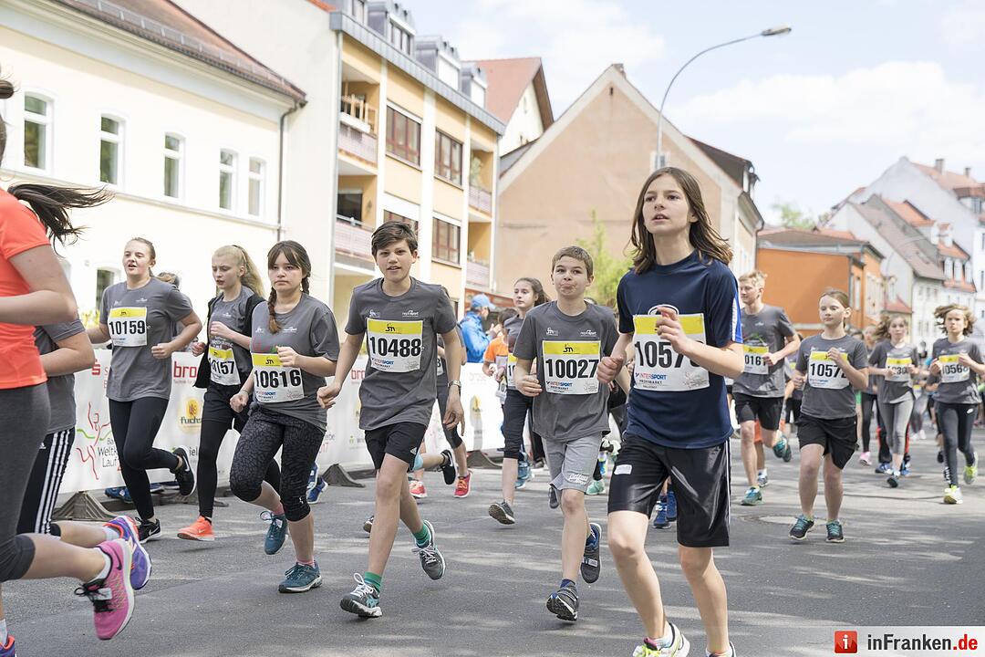 Weltkulturerbelauf 2017 in Bamberg: Der Stadtwerke Schüler-Lauf