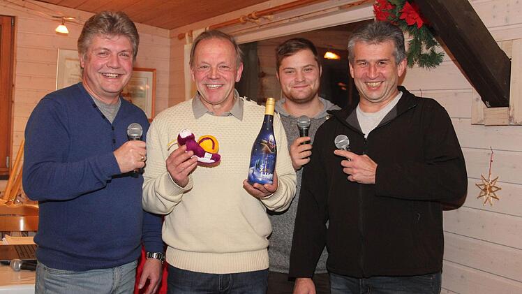Die Hugos 2016: Roland Bayer, Urgestein Hansi Hümmer, Youngster Marcel Ott und Horst Kampe (von links) proben derzeit intensiv.