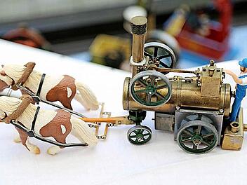 Ein Miniatur-Modell in der neuen Ausstellung  Fotos: Franz Galster