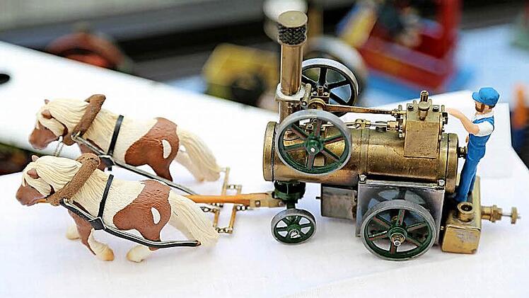 Ein Miniatur-Modell in der neuen Ausstellung  Fotos: Franz Galster