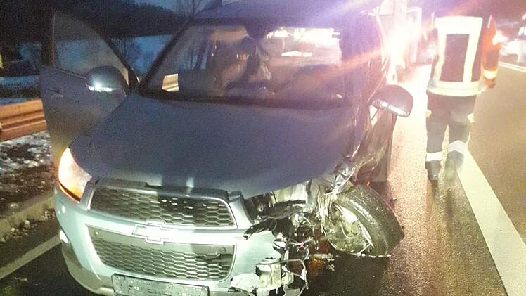 Unfall auf der B4 Neustadt bei Coburg