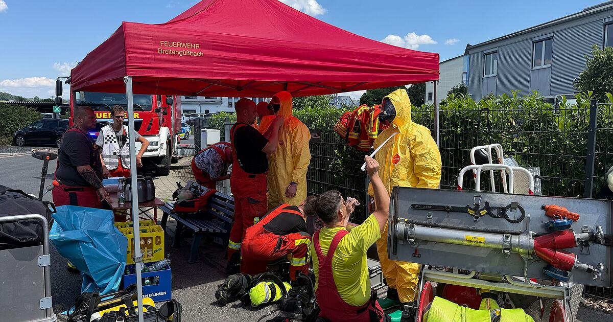 Breitengüßbach: Zwei Verletzte bei Chemie-Unfall