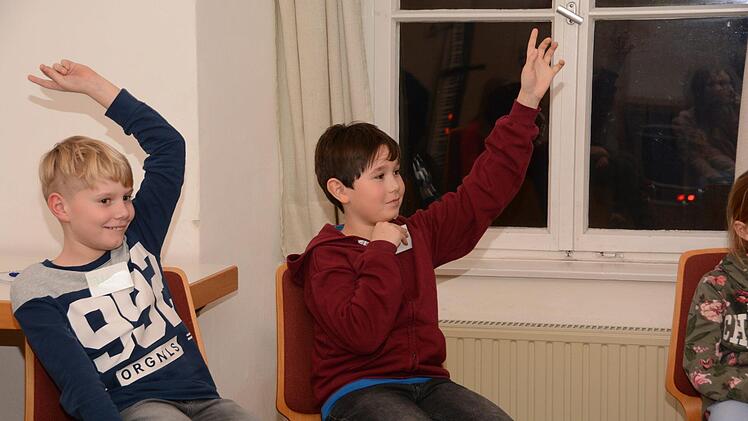 Impressionen von der Probe des neuen DekanatskinderchorsFoto: Dagmar Besand