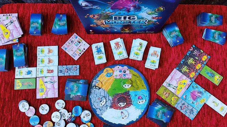 Big Monster im Test - familientaugliche Mischung aus Sammel-, Lege- und Drafting-Spiel