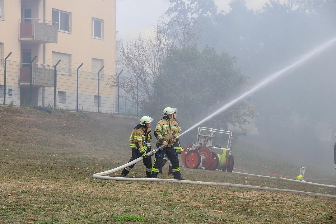 Großbrand im ANKER-Zentrum Bamberg