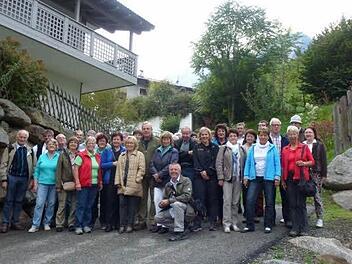 Wander- und Bummeltage verbrachten die Kissinger in Südtirol. Foto: privat