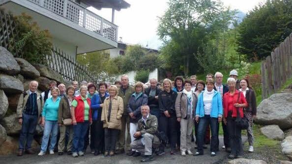 Wander- und Bummeltage verbrachten die Kissinger in Südtirol. Foto: privat