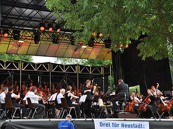 Unter der k&uuml;nstlerischen Leitung von Hans St&auml;hli wird  das Orchester der Musikfreunde Neustadt auch in diesem Jahr wieder ein Open-Air-Konzert unter dem Motto "Classic & Picknick" gestalten. Foto: Archiv/Jochen Berger