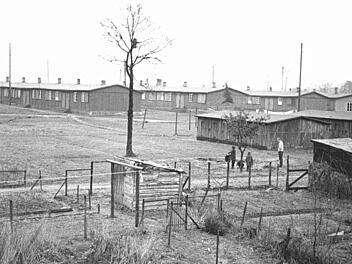 Das Barackenlager Hagenau Foto: privat