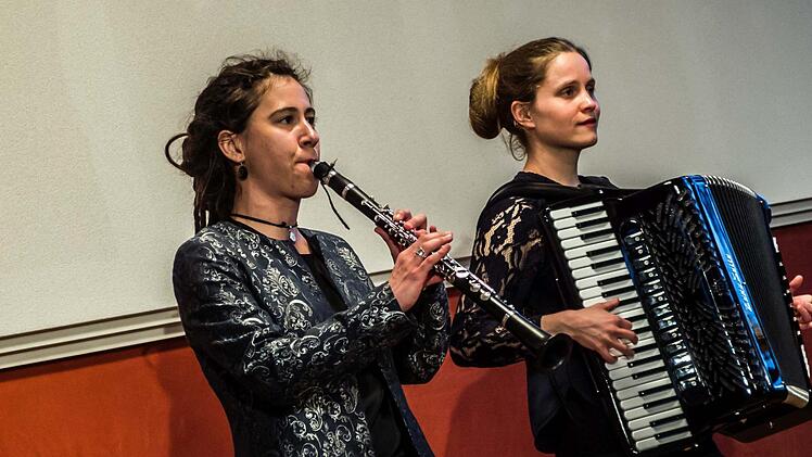 Faszinierende Klezmer-Klänge bot das Ensemble "Sher on a Shier" beim Gastspiel im Coburger Haus Contakt.Foto: Jochen Berger