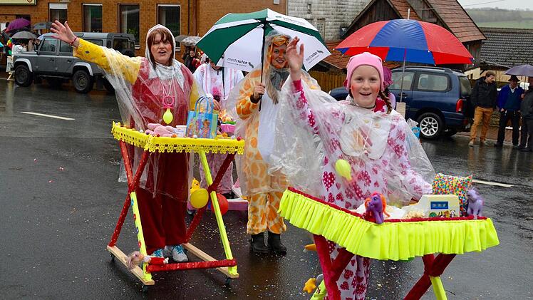 Der Faschingszug in Gefäll hat Spaß gemacht. Foto: Kathrin Kupka-Hahn