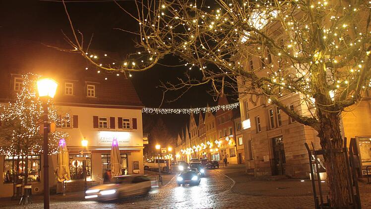 Weihnachtlicher Lichterglanz in Kulmbach Foto: Jürgen Gärtner