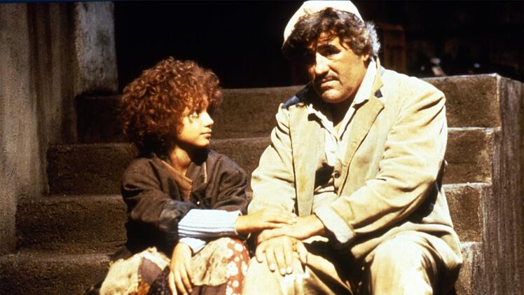 Die internationale Co-Produktion "Momo" (1986) mit Stars wie Mario Adorf (Bild), Armin Mueller-Stahl und John Huston wurde ein riesiger Erfolg.