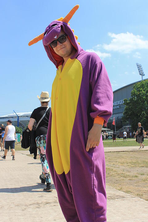 Die krassesten Outfits bei Rock im Park 2017