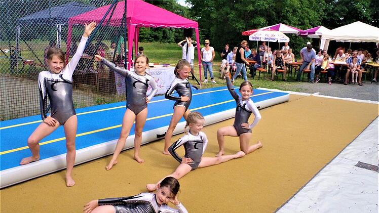 Der Nachwuchs des TSV Stockheim bereicherte mit großer Einsatzfreude das Sommerfest.