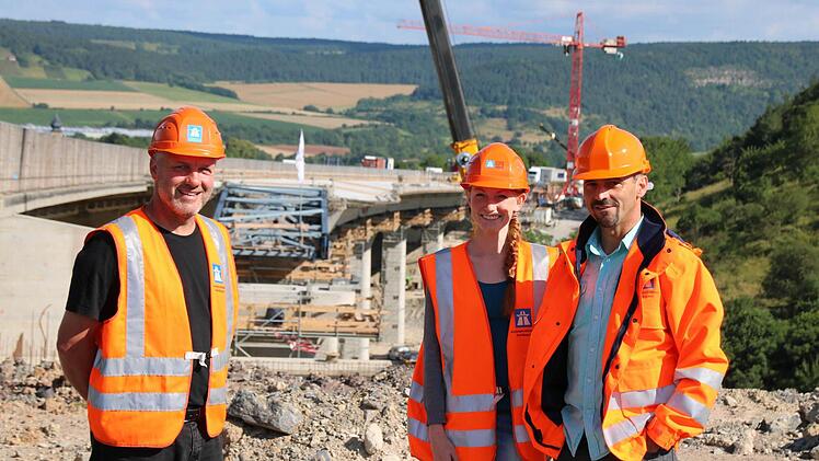 Urschlechter, Rohracker und Abteilungsleiter Hartmut Metz. Foto: Ralf Ruppert