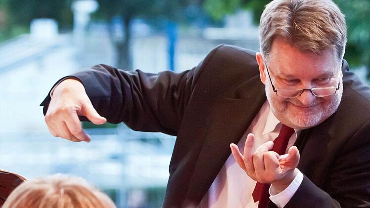 Mitreißender Dirigent: Hans Stähli