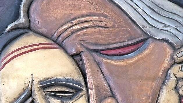 Pieta, Holzrelief, 1940  Foto: Felix-Müller-Museum