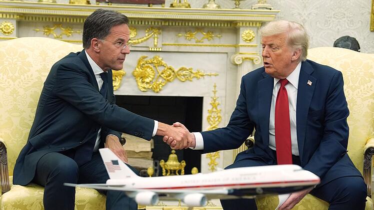 NATO-Generalsekret&auml;r Rutte bei US-Pr&auml;sident Trump
