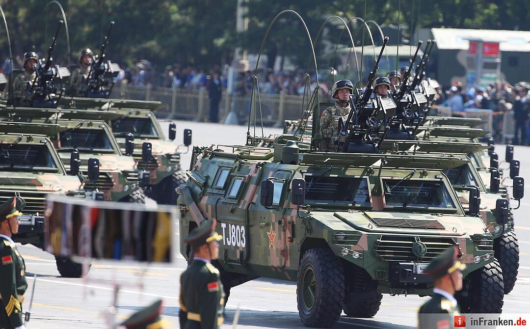 Militärparade in China